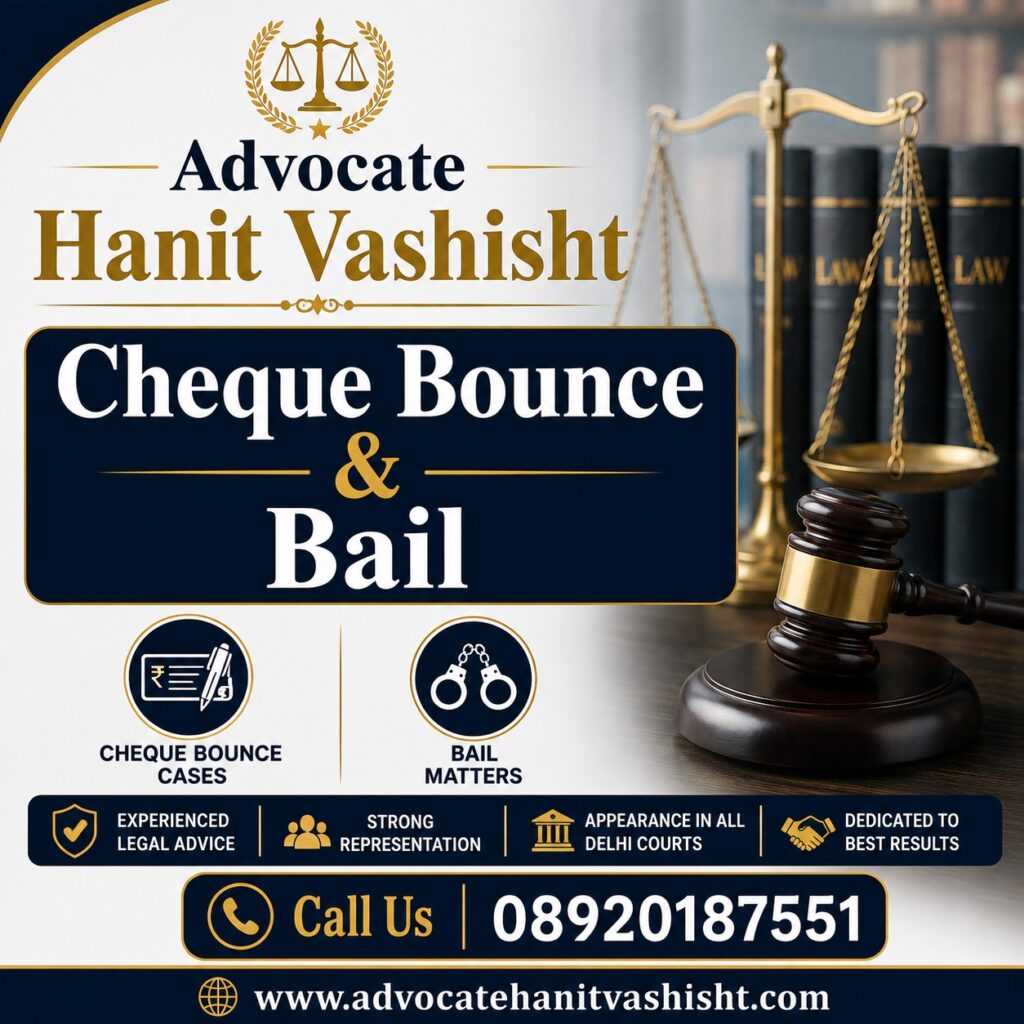 Cheque Bounce & Bail